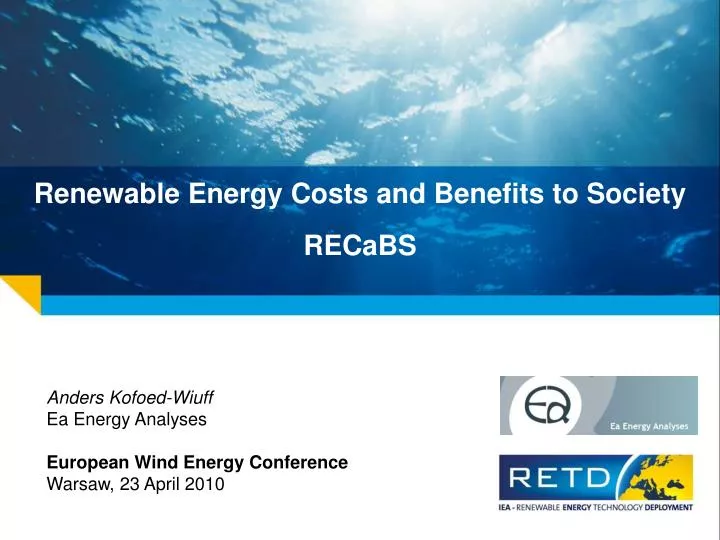 renewable energy costs and benefits to society recabs