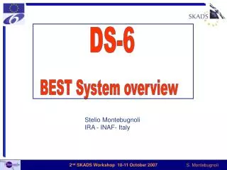 DS-6 BEST System overview