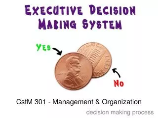 CstM 301 - Management &amp; Organization