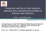 Improving Vital Statistics in Timor-Leste: Challenges and Progress - slide 1