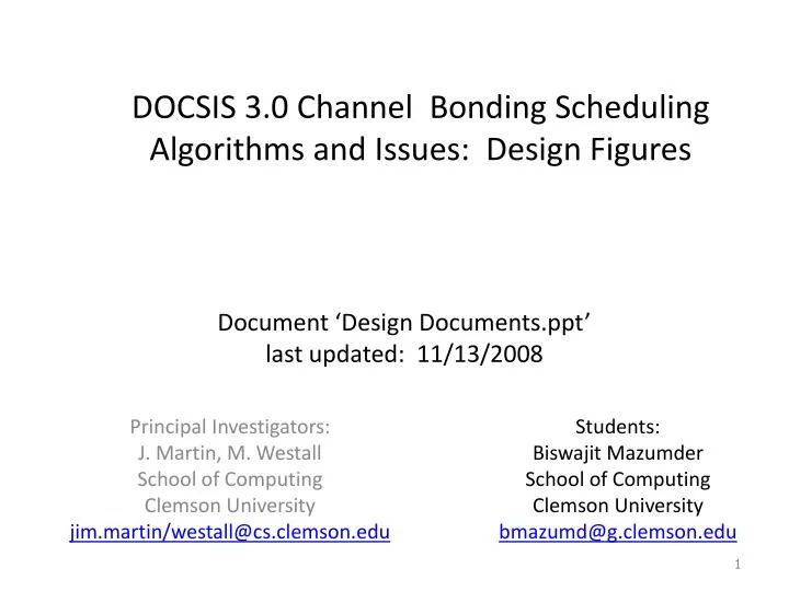 docsis 3 0 channel bonding scheduling algorithms and issues design figures