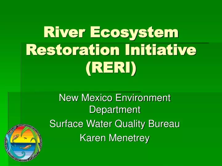 river ecosystem restoration initiative reri