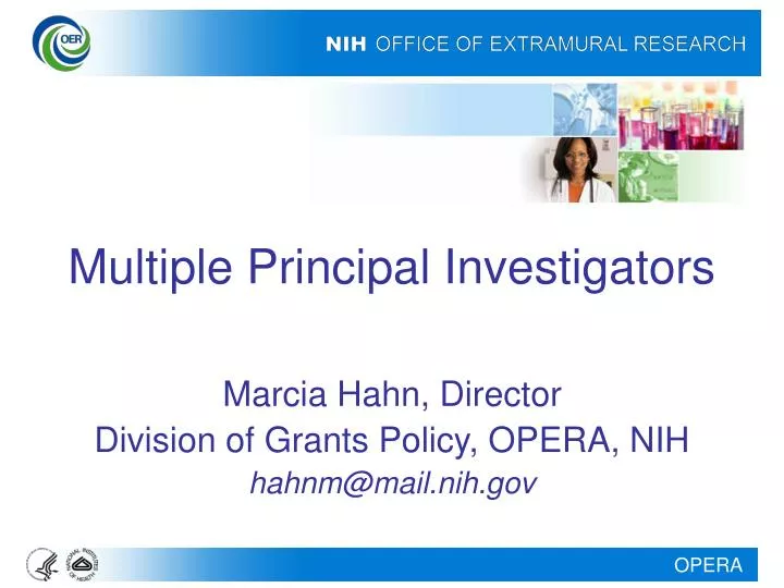 multiple principal investigators