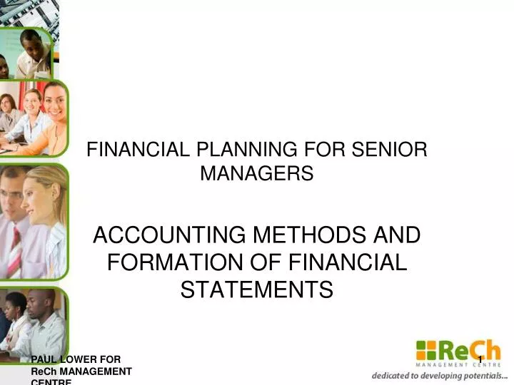 financial planning for senior managers