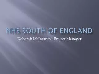 NHS South of England