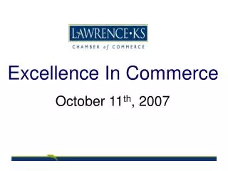 Excellence In Commerce
