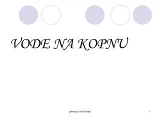 vode na kopnu