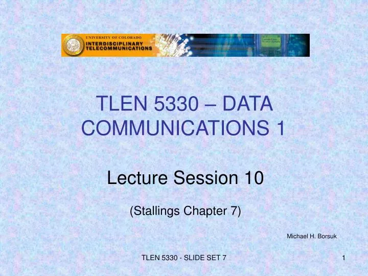 tlen 5330 data communications 1