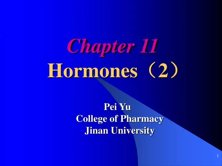 chapter 11 hormones 2
