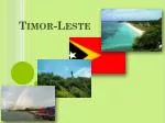 Timor-Leste - slide 1