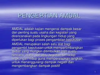 pengertian amdal