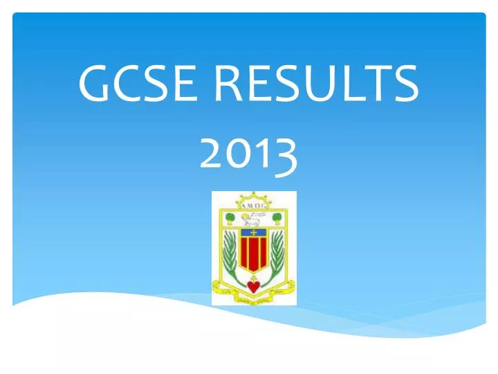 gcse results 2013