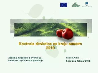 kontrola drobnice na kraju samem 2010