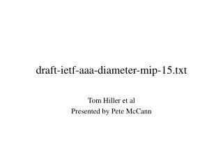 draft-ietf-aaa-diameter-mip-15.txt