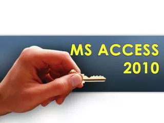 MS ACCESS 2010