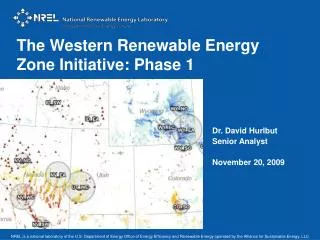 The Western Renewable Energy Zone Initiative: Phase 1