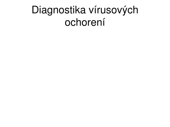 diagnostika v rusov ch ochoren