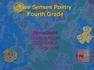 Five Senses Poetry Fourth Grade