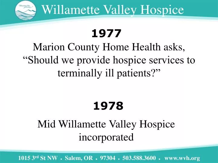 mid willamette valley hospice incorporated