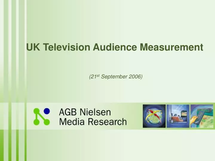 uk television audience measurement