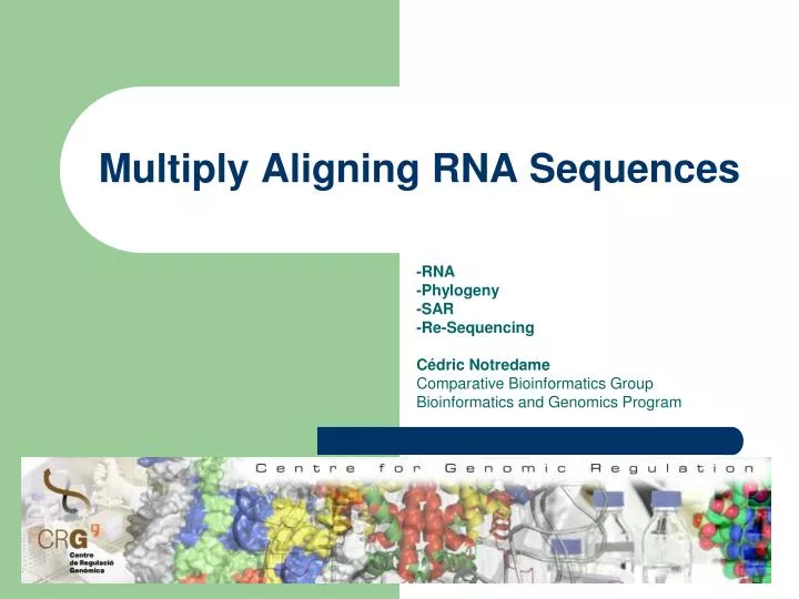 multiply aligning rna sequences
