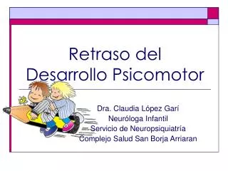 retraso del desarrollo psicomotor