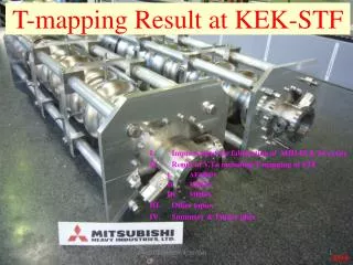 T-mapping Result at KEK-STF