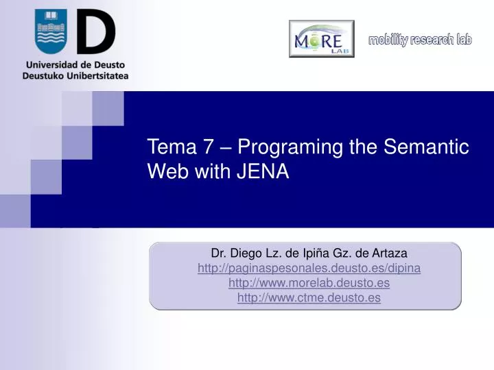 tema 7 programing the semantic web with jena