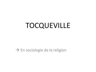 tocqueville