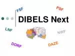 DIBELS Next - slide 1