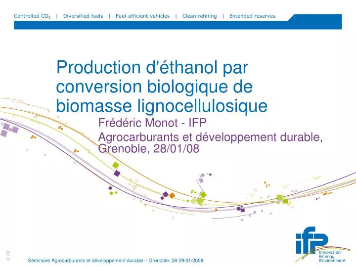 production d thanol par conversion biologique de biomasse lignocellulosique