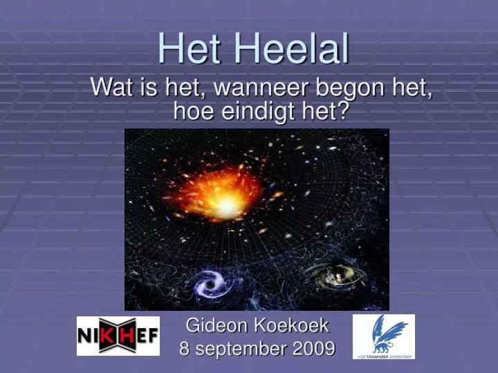 het heelal