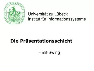 die pr sentationsschicht