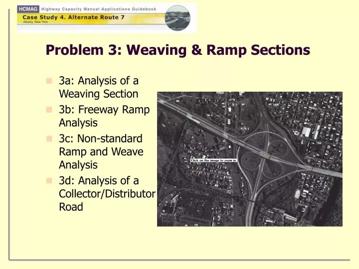 Collector/distributor ramps