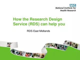 How the Research Design Service (RDS) can help you