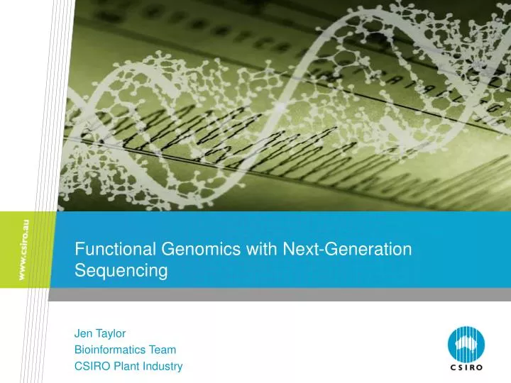 functional genomics with next generation sequencing