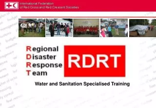 Water and Sanitation Specialised Training