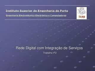 rede digital com integra o de servi os trabalho n 2