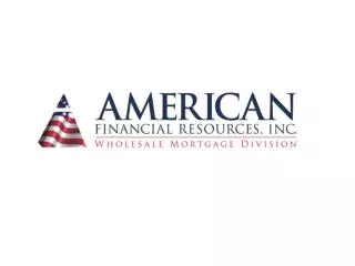 AFR Wholesale, a division of American Financial Resources, Inc.
