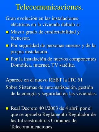 telecomunicaciones