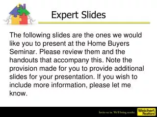 Expert Slides
