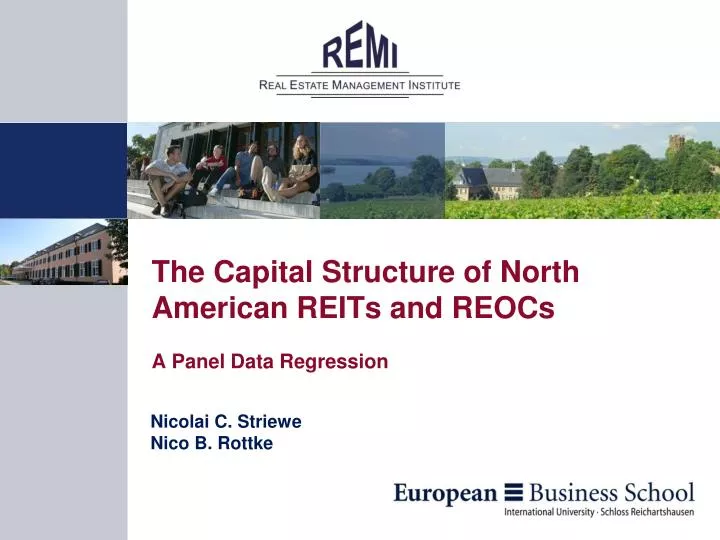 the capital structure of north american reits and reocs a panel data regression