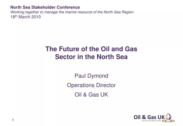the future of the oil and gas sector in the north sea