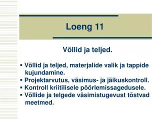 loeng 11