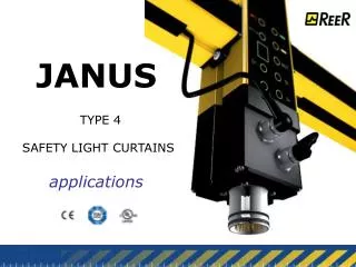 JANUS TYPE 4 SAFETY LIGHT CURTAINS applications