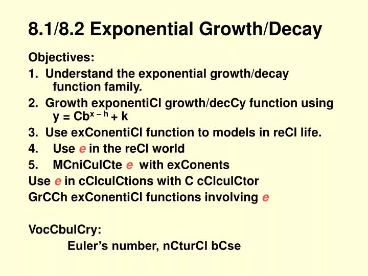8 1 8 2 exponential growth decay