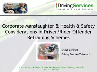 Stuart Gemmel Driving Services/Drivetech
