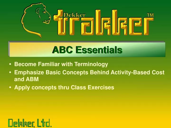 abc essentials