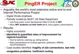 PingER Project
