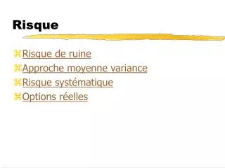 risque